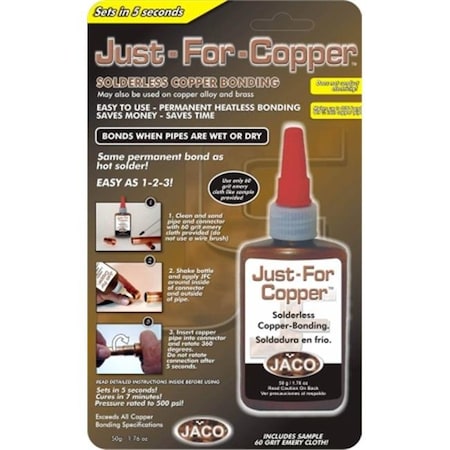 Jackson Industries Jackson Industries 1.85 Oz Just For Copper Solderless Copper Bonding  JFC050 JFC050